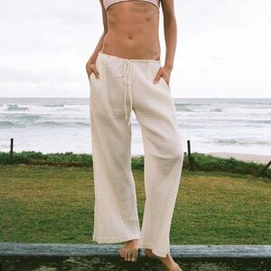 Aila Blue Poppy Pants